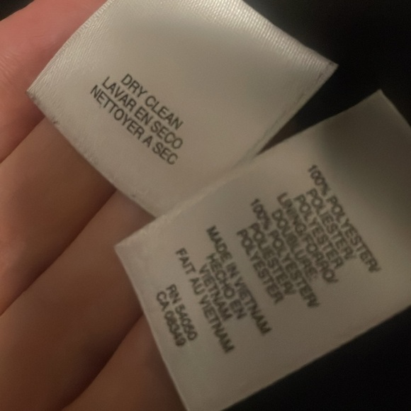 Petite Jones Studio Separates black one button collared blazer Size 16P - Picture 10 of 10